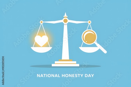 Honesty Weighs the Heart: A Visual for National Honesty Day