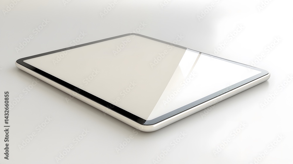 White tablet with blank screen, and studio. (1) White tablet with blank screen, and studio. (1)