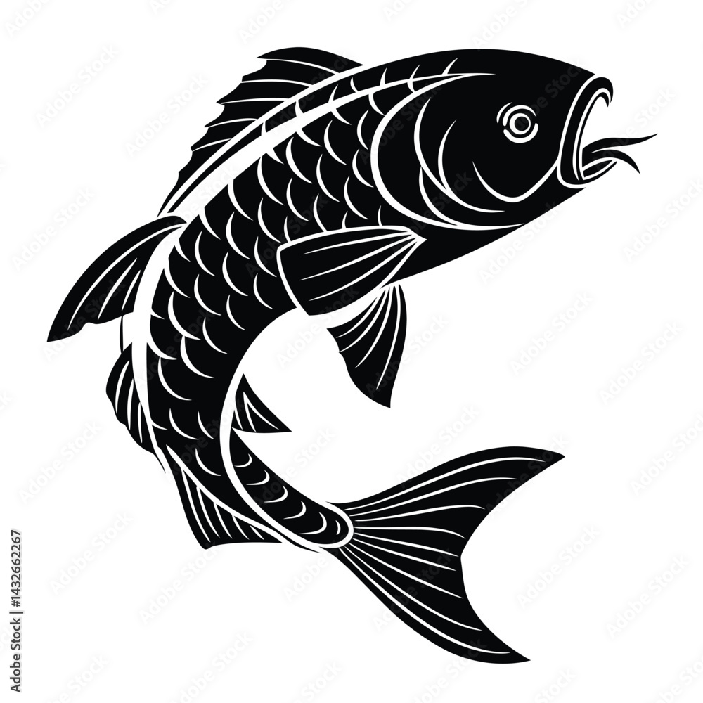 Fototapeta premium fish vector illustration