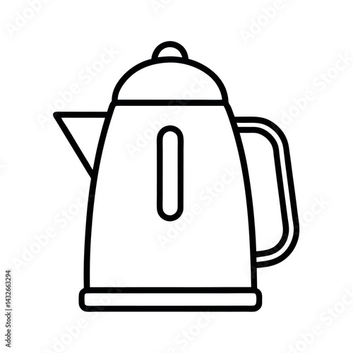 kettle appliance line art