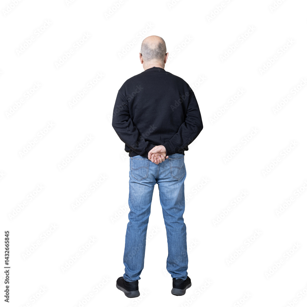 A man reflecting