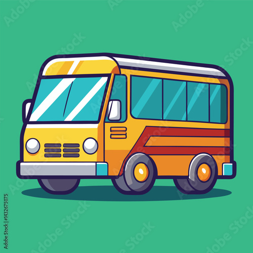 Cartoon School Bus