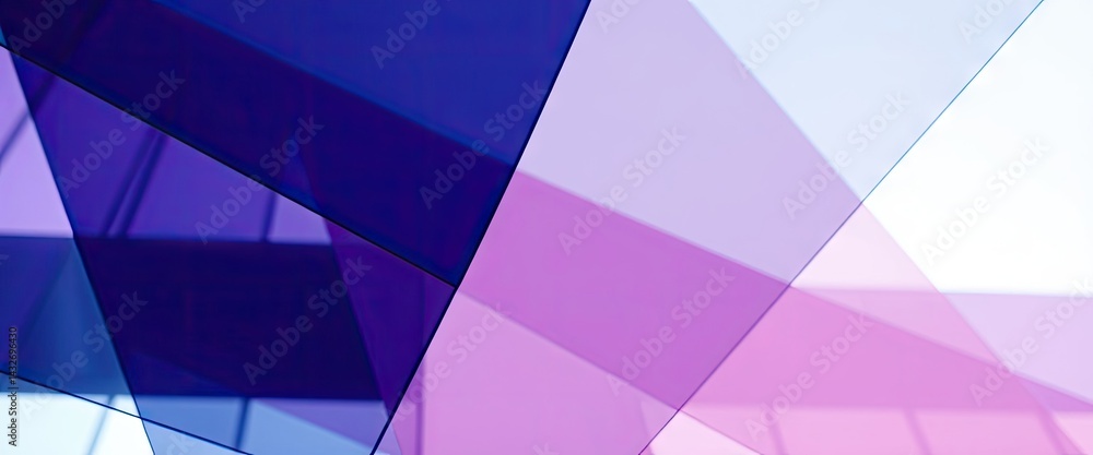 Abstract Purple Glass Abstract Purple Glass