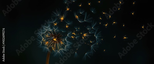 Obraz na płótnie Dandelion Wishes w salonie