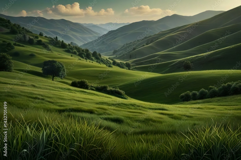 Fototapeta premium rice terraces in the morning