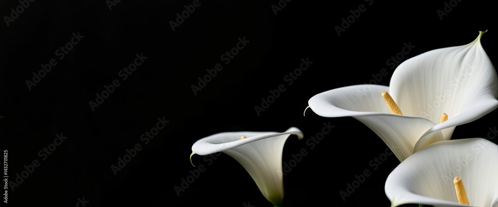 Elegant White Calla Lilies
