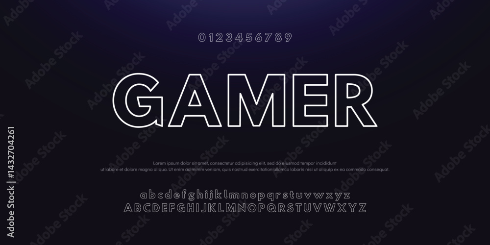 Creative Outline Double line monogram alphabet and tech fonts. Lines font regular uppercase and lowercase. Vector illustration. Creative Outline Double line monogram alphabet and tech fonts. Lines font regular uppercase and lowercase. Vector illustration.