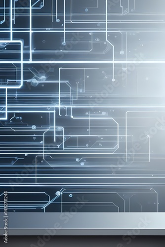 abstract blue technology background 