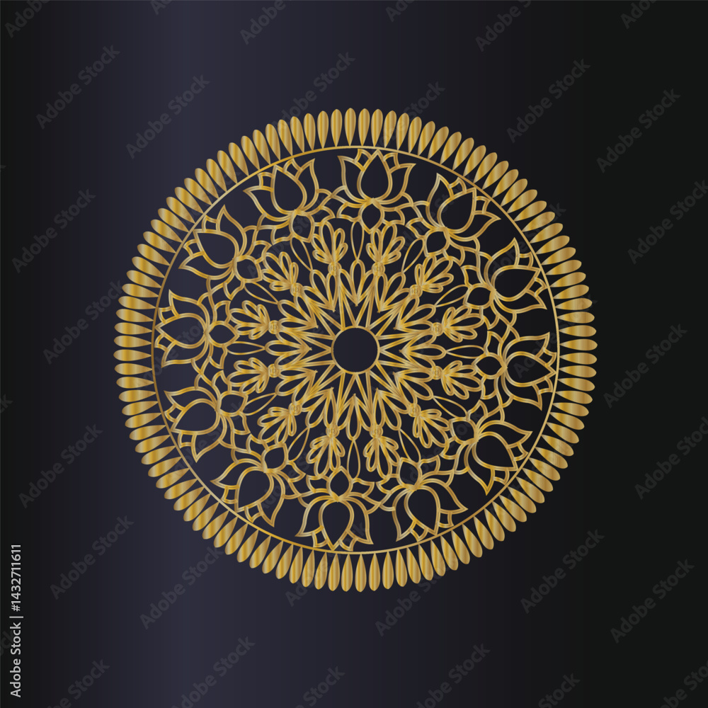 Obraz premium Gold Mandala Design Vectors | Perfect for Spiritual Brands