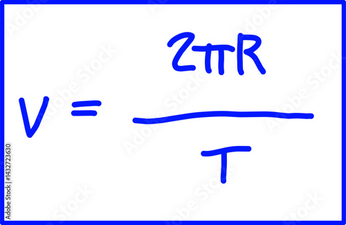 physics formula circular motion, Linear velocity