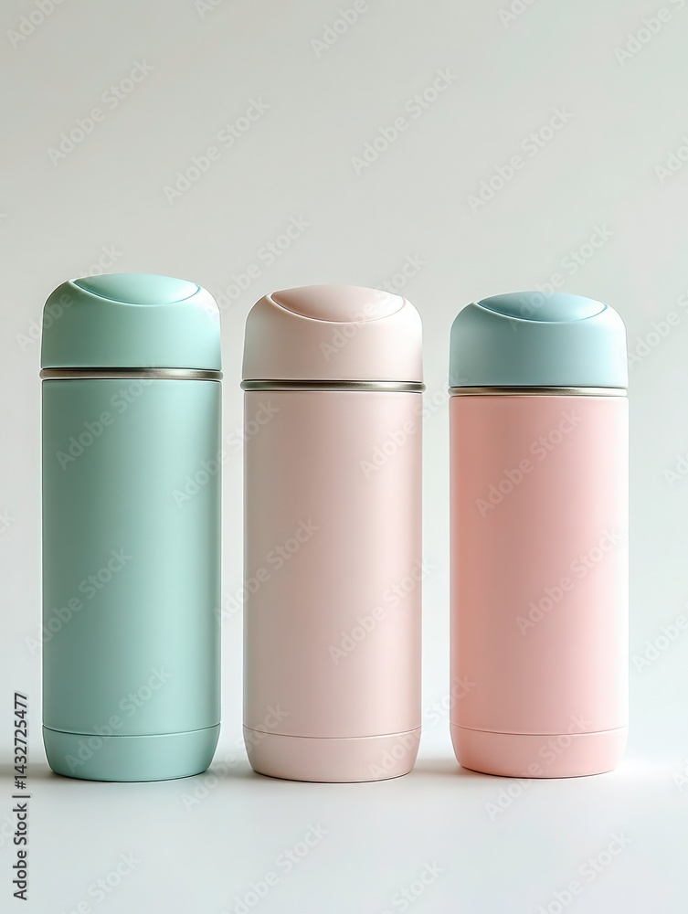 Three insulated food jars Three insulated food jars