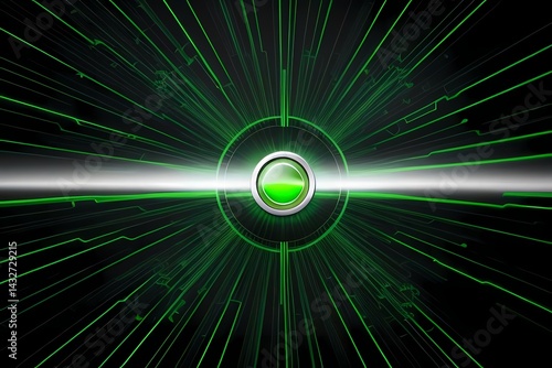 abstract green technology background