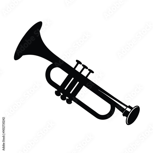 Trumpet Icon Vector Illustration