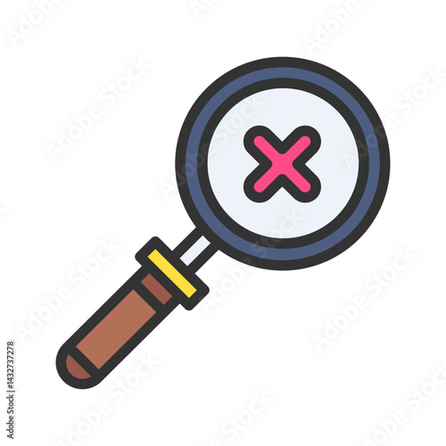 Reject icon vector image. Suitable for mobile apps, web apps and print media.