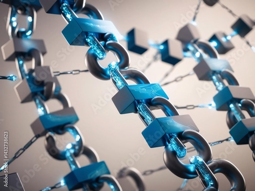 Blockchain Network with Secure Data Transfer and Cryptographic Connection