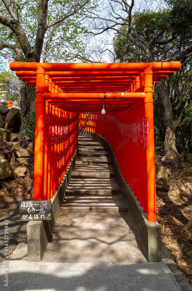Fukutoku Inari Shrine located in Yamaguchi Perfecture