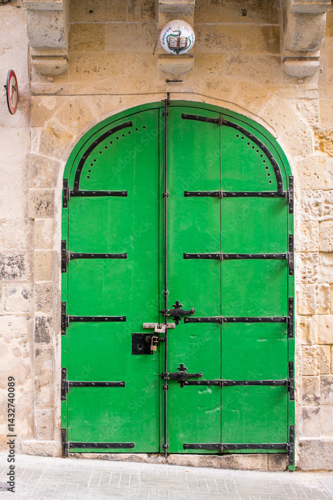 Iron gates and doors on the island of Malta
