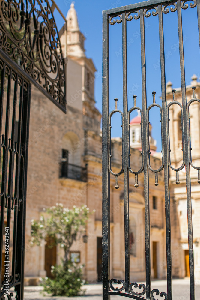 Old stone church on the island of Malta