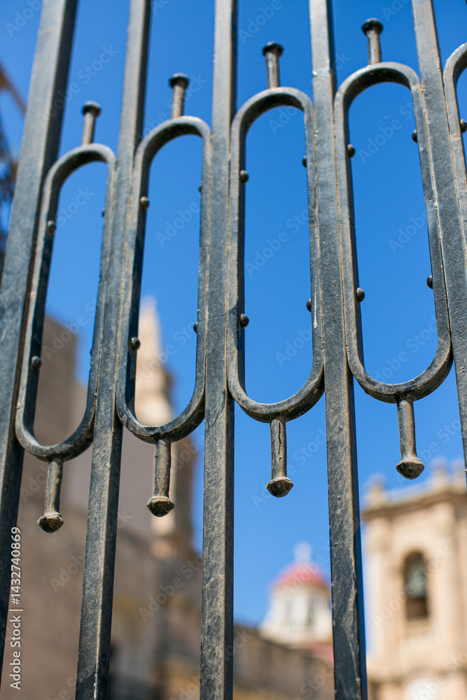 Iron gates and doors on the island of Malta