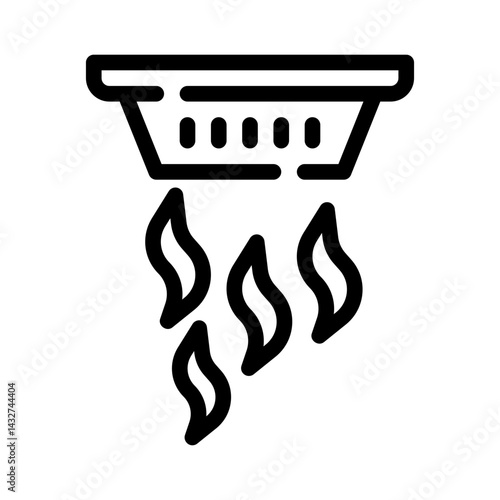 smoke line icon