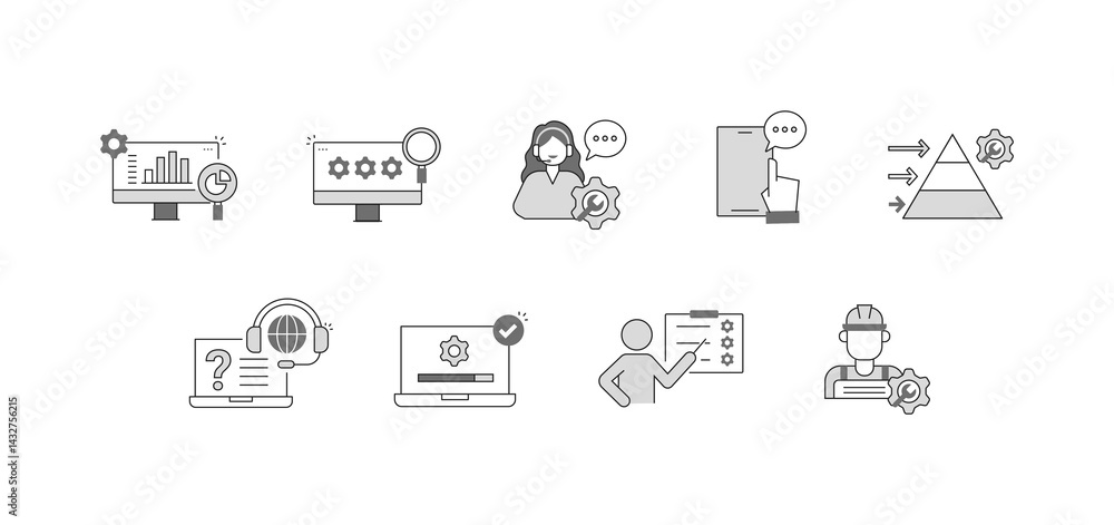Agent Expertise and Technical Support. Agent with Technical Support, Tablet Feedback Interface, Tiered Service Flow 1, Performance Analytics Dashboard, Online Agent Expertise and Technical Support. Agent with Technical Support, Tablet Feedback Interface, Tiered Service Flow 1, Performance Analytics Dashboard, Online