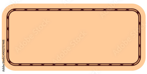 A versatile blank label ideal for product branding, packaging, or digital designs.