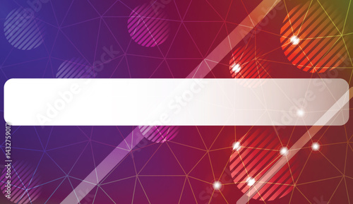 Decorative background with triangles, line, circle, space for text. Decorative design For interior wallpaper, smart design, fashion print. Vector illustration.
