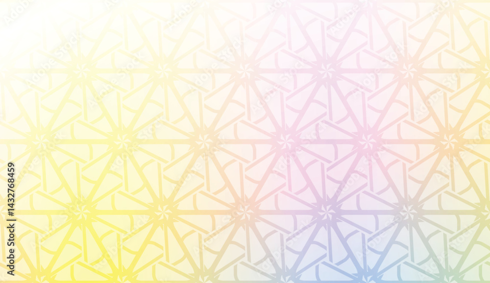 Design pattern with abstract modern ornament. Triangles style. Vector illustration. Gradient color Design pattern with abstract modern ornament. Triangles style. Vector illustration. Gradient color