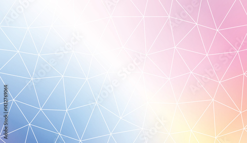 Abstract polygonal template. Modern pattern for a brand book. Vector illustration. Creative gradient color.