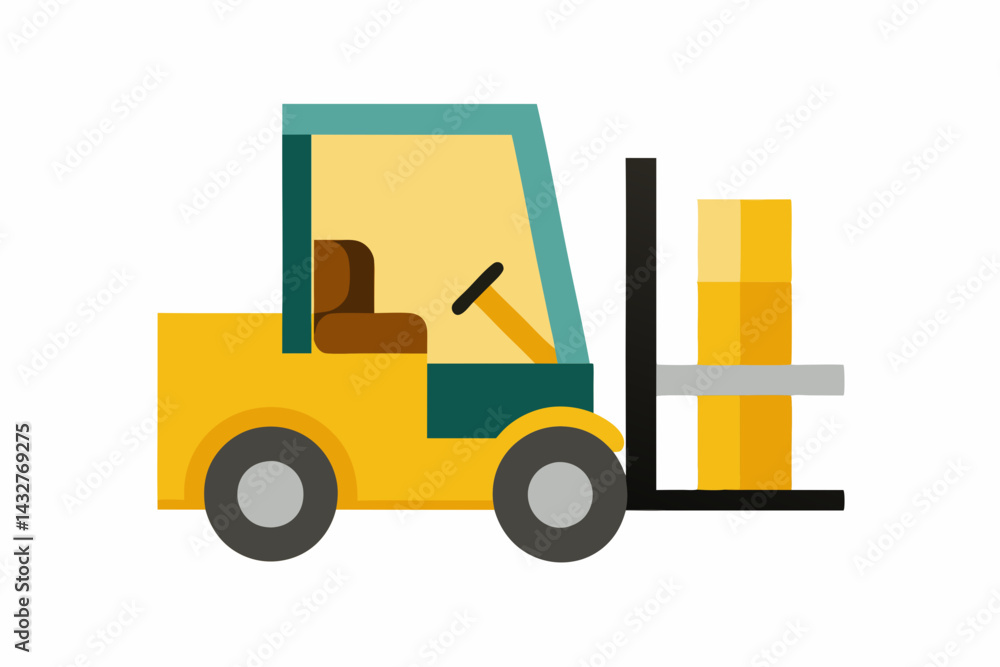 forklift vector illustration forklift vector illustration