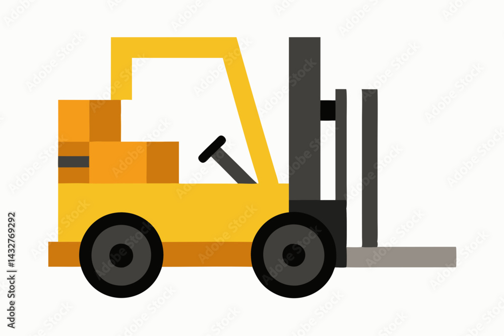 forklift vector illustration forklift vector illustration