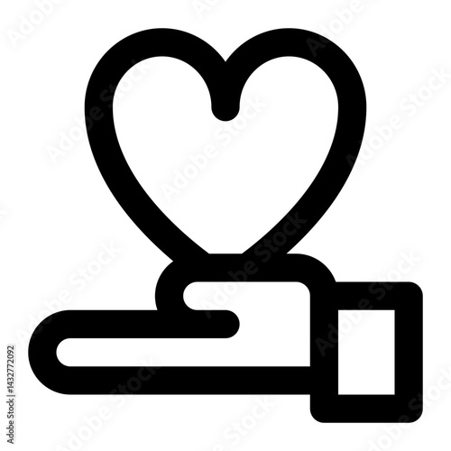 share love line icon