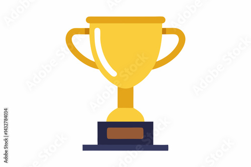 Wallpaper Mural gold trophy cup vector illustration  Torontodigital.ca