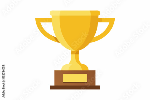 Wallpaper Mural gold trophy cup vector illustration  Torontodigital.ca