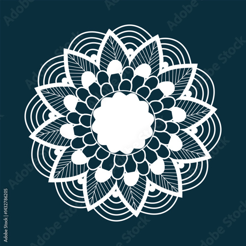 Luxury mandala background with elegant golden arabesque