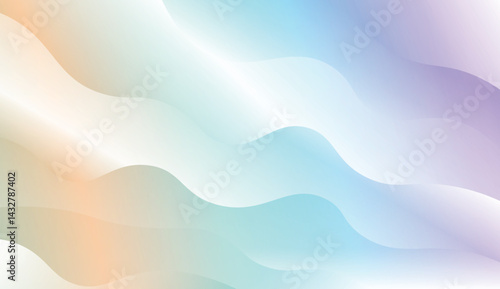 Background Texture Lines, Wave. Design For Your Header Page, Ad, Poster, Banner. Vector Illustration with Color Gradient.