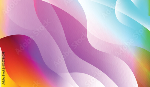 Geometric Pattern With Lines, Wave. For Your Design Ad, Banner, Cover Page. Vector Illustration with Color Gradient.