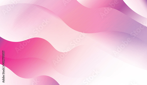 Wave Modern Background. For Business Presentation Wallpaper, Flyer, Cover. Vector Illustration with Color Gradient.