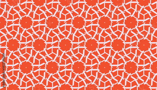 New elegant background with curved line in triangular style. Vector. Light coral shade. Smart business design
