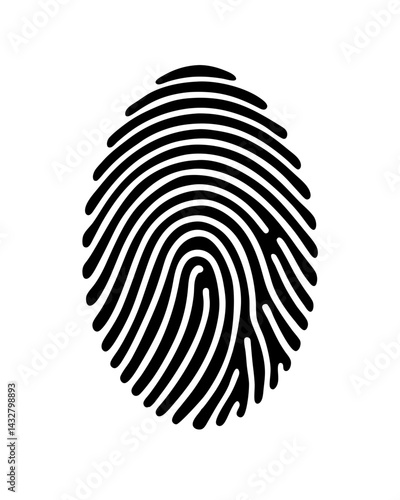 "Detailed Fingerprint Pattern"