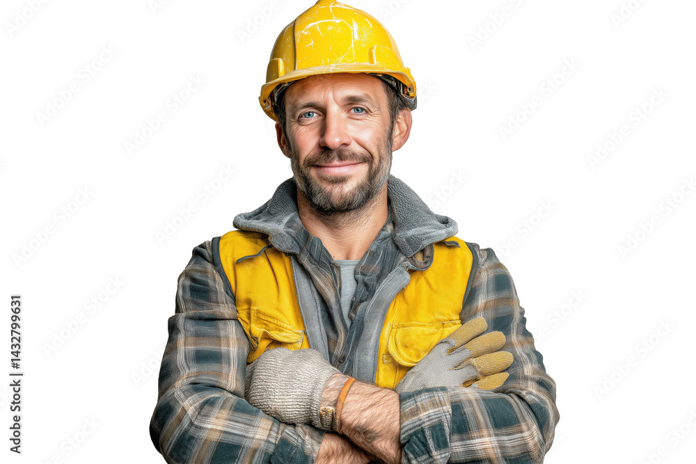 Bauarbeiter mit gelbem Helm und verschränkten Armen PNG mit transparentem Hintergrund
Bauarbeiter mit gelbem Helm und verschränkten Armen PNG mit transparentem Hintergrund