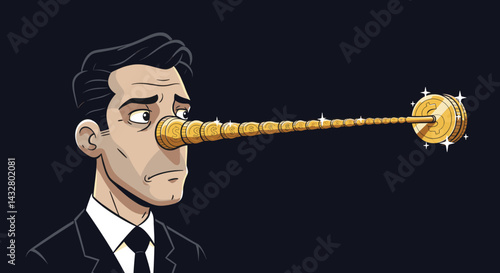 Lying Politician Long Nose