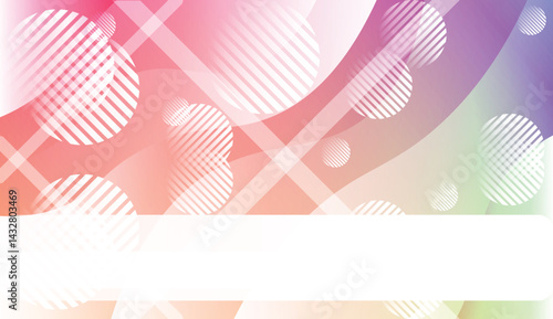 Geometric Design, Shapes. Design For Your Header Page, Ad, Poster, Banner. Vector Illustration with Color Gradient.