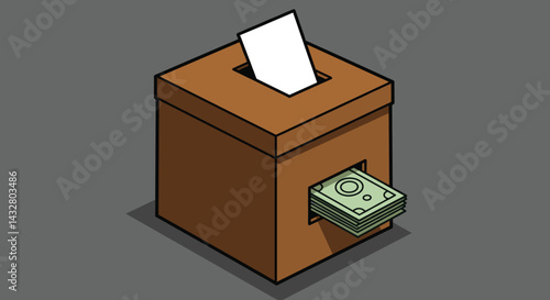 Rigged Election Ballot Box