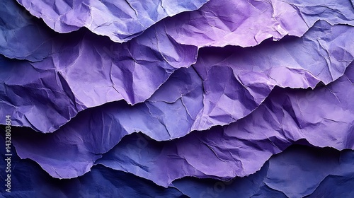 Wallpaper Mural Violet crumpled paper as a background. Close up. Torontodigital.ca