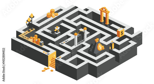 Maze of Corruption Money