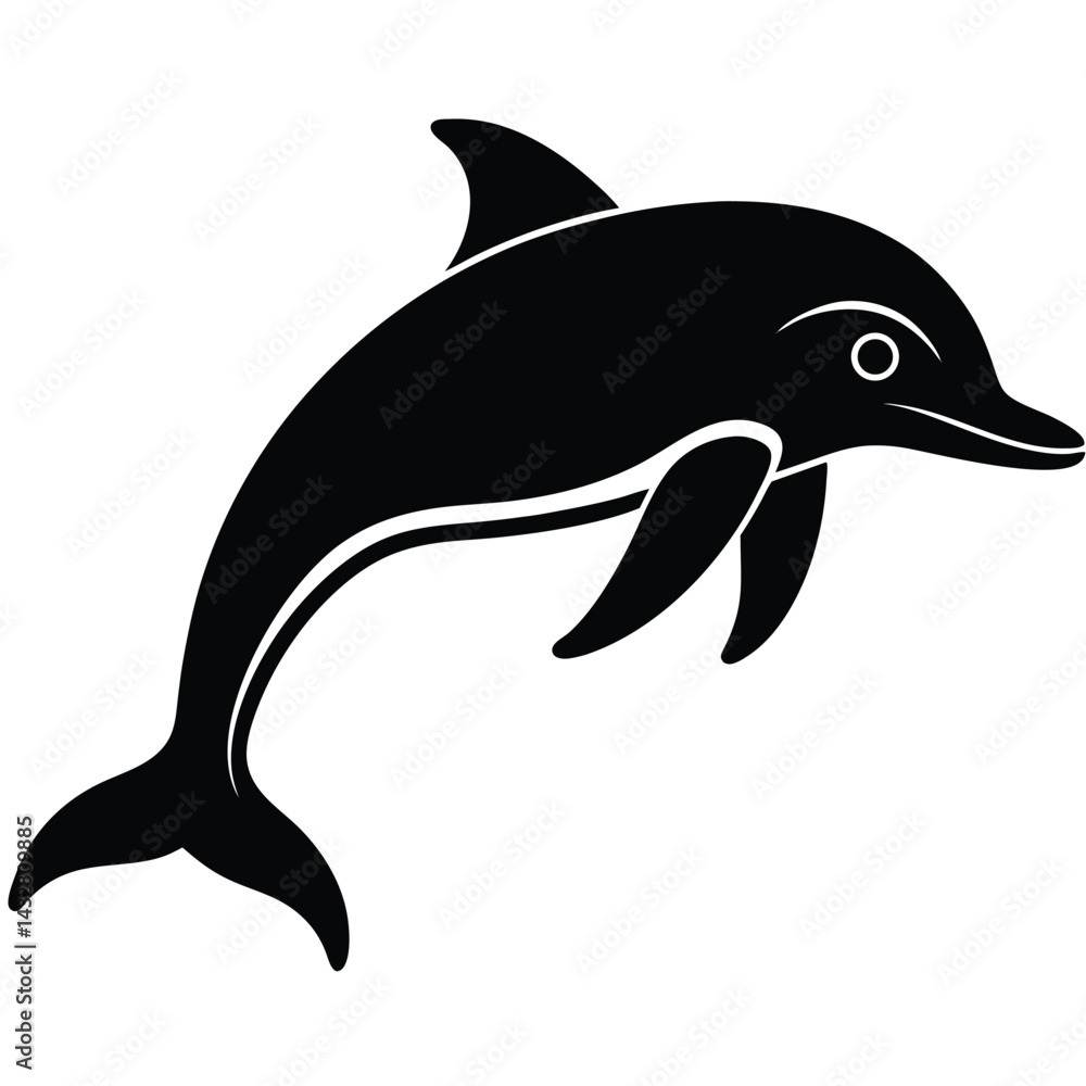 Fototapeta premium baiji yungtze river dolphin