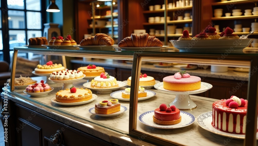 Fototapeta premium wedding cake with candles