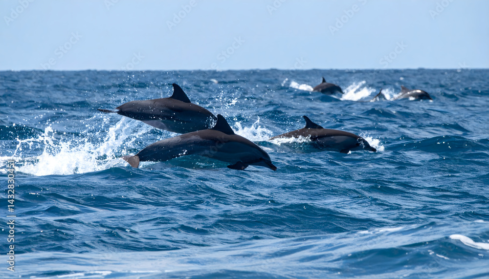 Fototapeta premium イルカのジャンプ