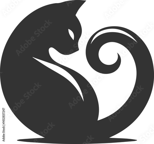 Silhouette of a cat
